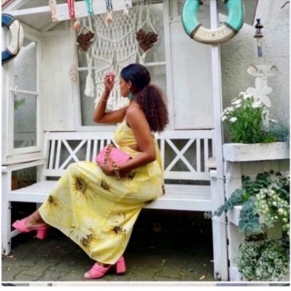 NWT Zara New Bright Pink Quilted Heeled Squared Toe Mules Shoes Sandals size 6 - Picture 9 of 13